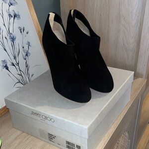 Jimmy Choo Mendez Black Ankle Booties